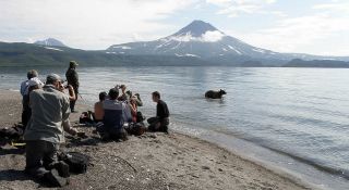 LAGO KURIL, VULCANO KSUDACH, SORGENTI CALDE KHODUTKA - 1