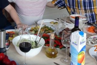 CENA TIPICA IN FAMIGLIA